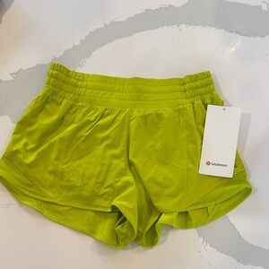 Lululemon Athletica Women's Lime Green Athletic Shorts